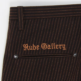 RUDE GALLERY [ルードギャラリー] - ストライプトラウザーズ